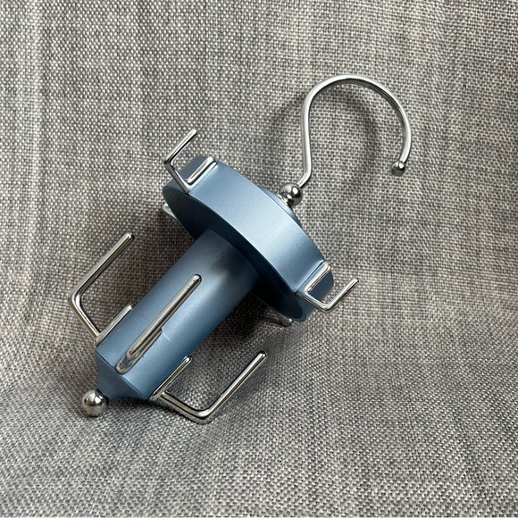 Perfect Solutions Accessories Blue Spinning Double Tier Rotating Belt Organizer - Picture 8 of 11